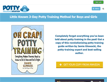 Tablet Screenshot of pottytrainingsolution.com